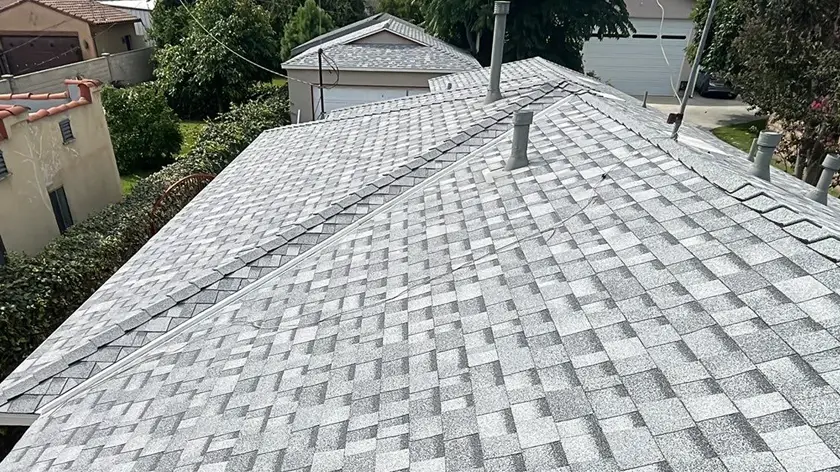 Specialist Roofing installed Owens Corning Sierra Gray shingles